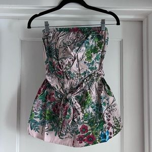 4/6 Plum Pretty Sugar Floral Romper - Brand New